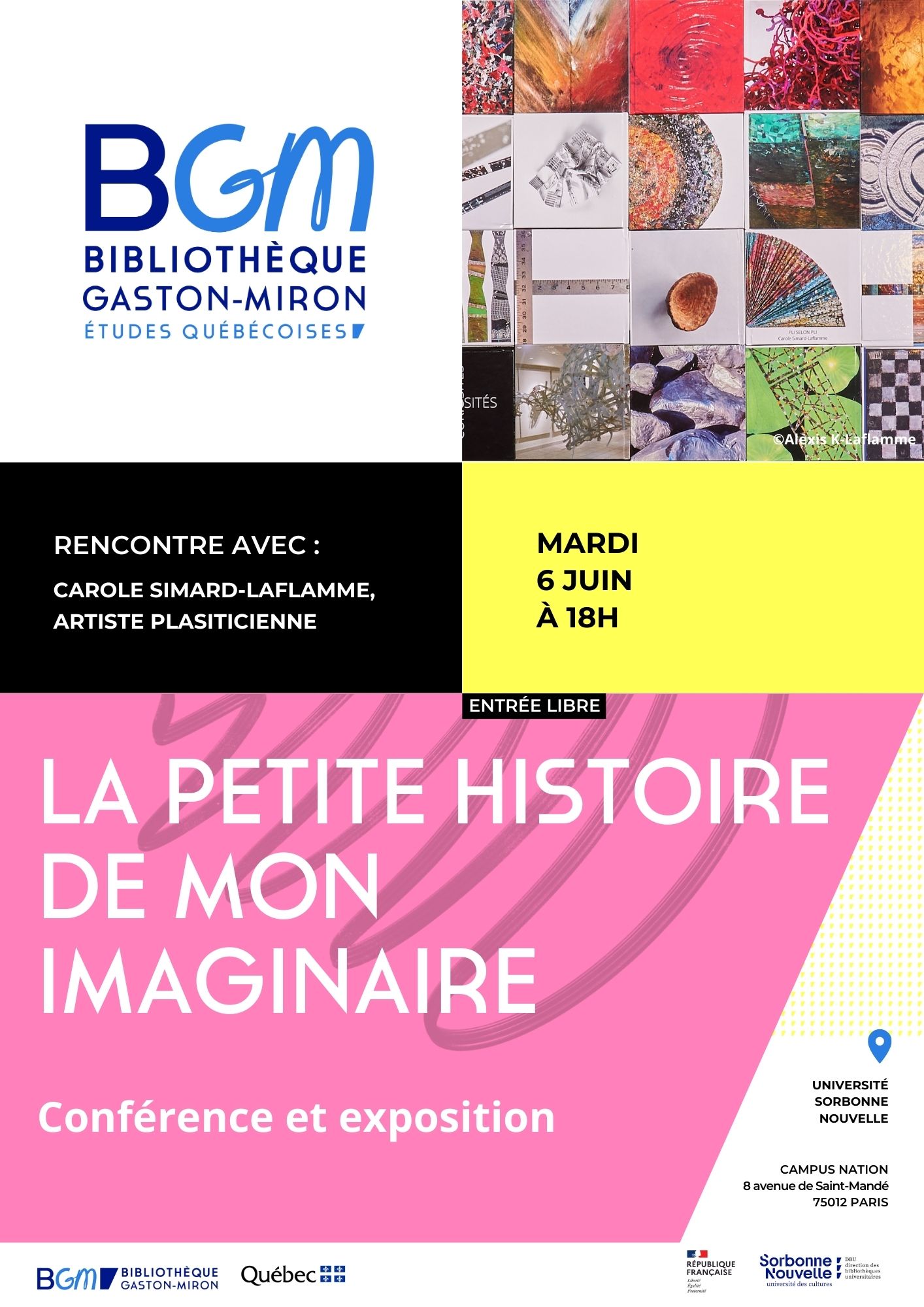 Affiche Carole Laflamme Simard 1