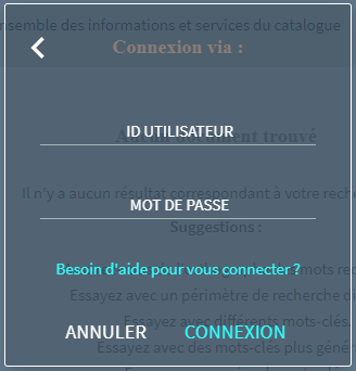 Connexion lecteurs BGM et visiteurs